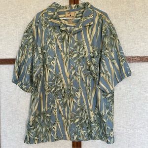 Jamaica Jazz Men’s Silk Bamboo Hawaiian Shirt - Size XL